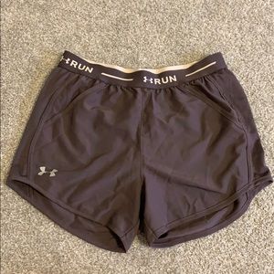 Purple Under Armour Running Shorts